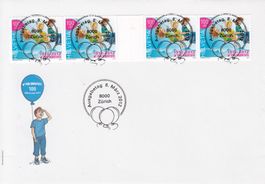 405B mit FD-Vollstempel auf FDC Zürich 8.3.12