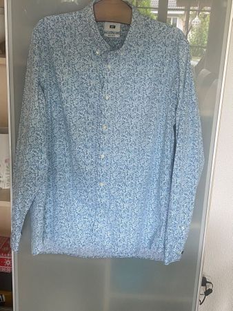 Herrenhemd Langarm,Gr.XL slim fit