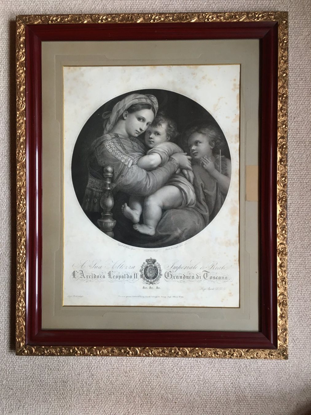 Dipinti: Raffael, Madonna mit Kind – Usato da Männedorf venduto da Amleto3 5