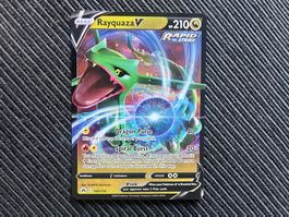 Pokemon Rayquaza V Crown Zenith near mint