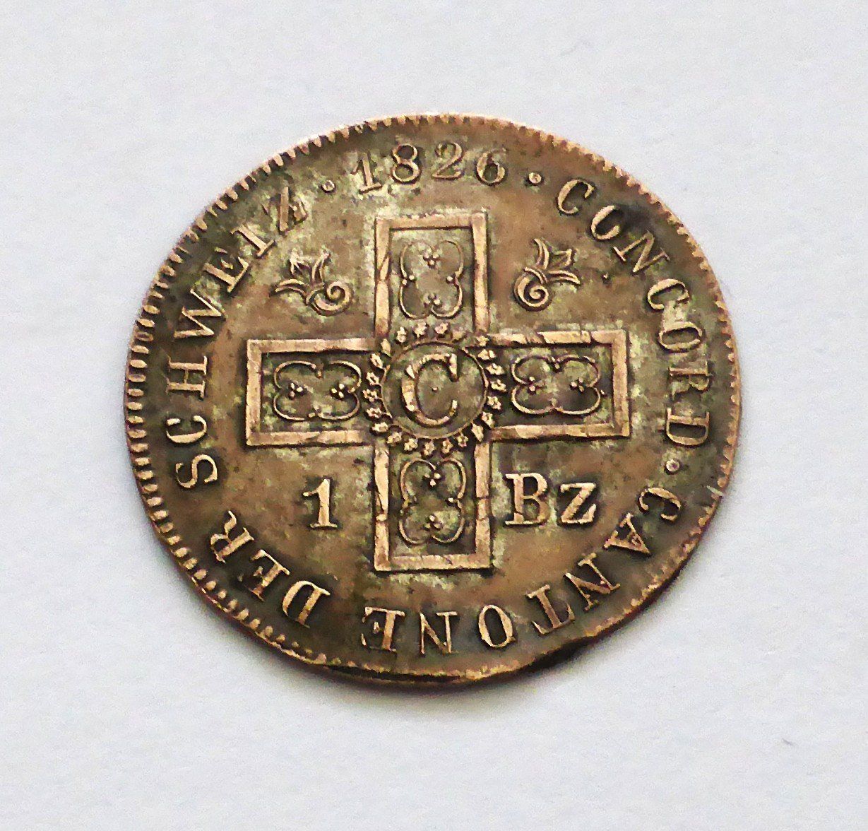Toutes les monnaies: Canton BASEL , 1 Batzen 1826 – D'occasion à Buochs par ema-coins 1