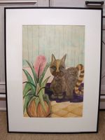 Aquarell Katze
