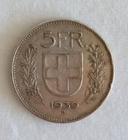 Fr. 5.- Schweiz 1939 / Fünfliber