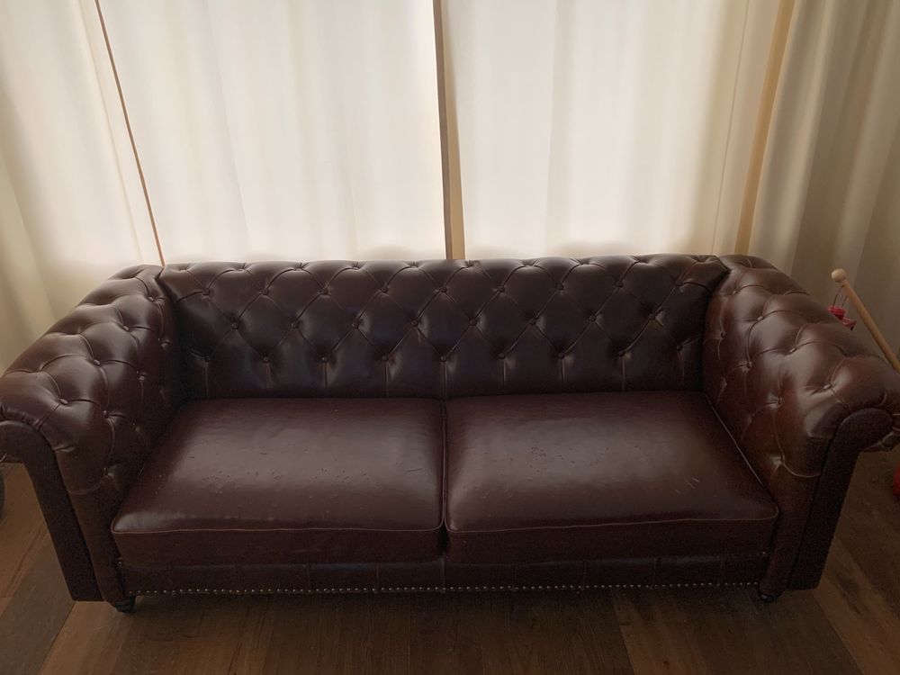 Chesterfield Leder Sofa Kaufen auf Ricardo