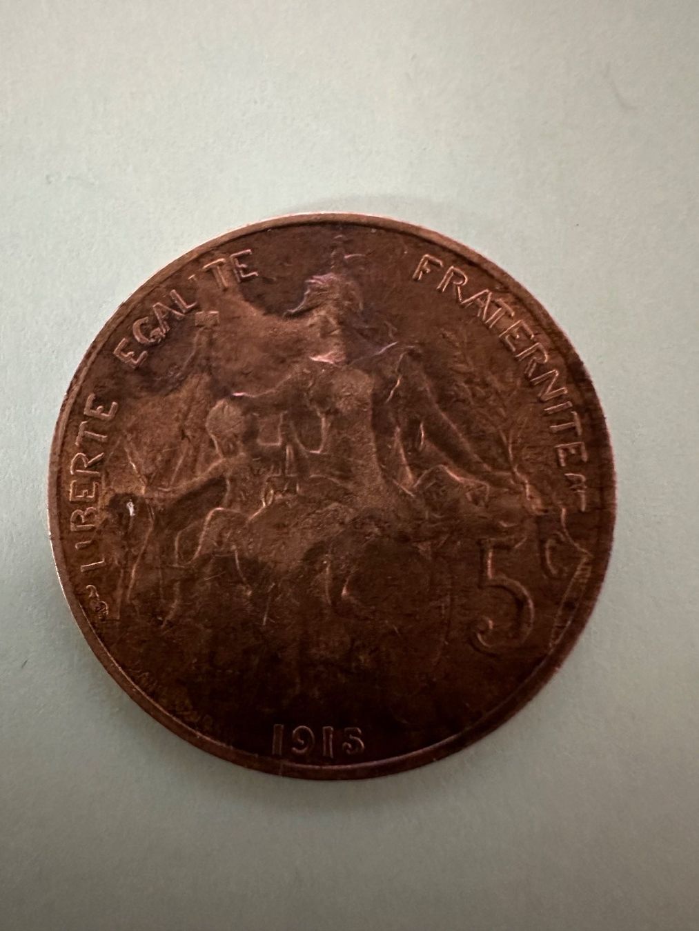 Tutti le monete: FRANKREICH 1915 5C. – Usato da Watt venduto da phila13 1