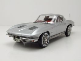 CHEVROLET CORVETTE STINGRAY 1963 SILBER 1:18 NOREV