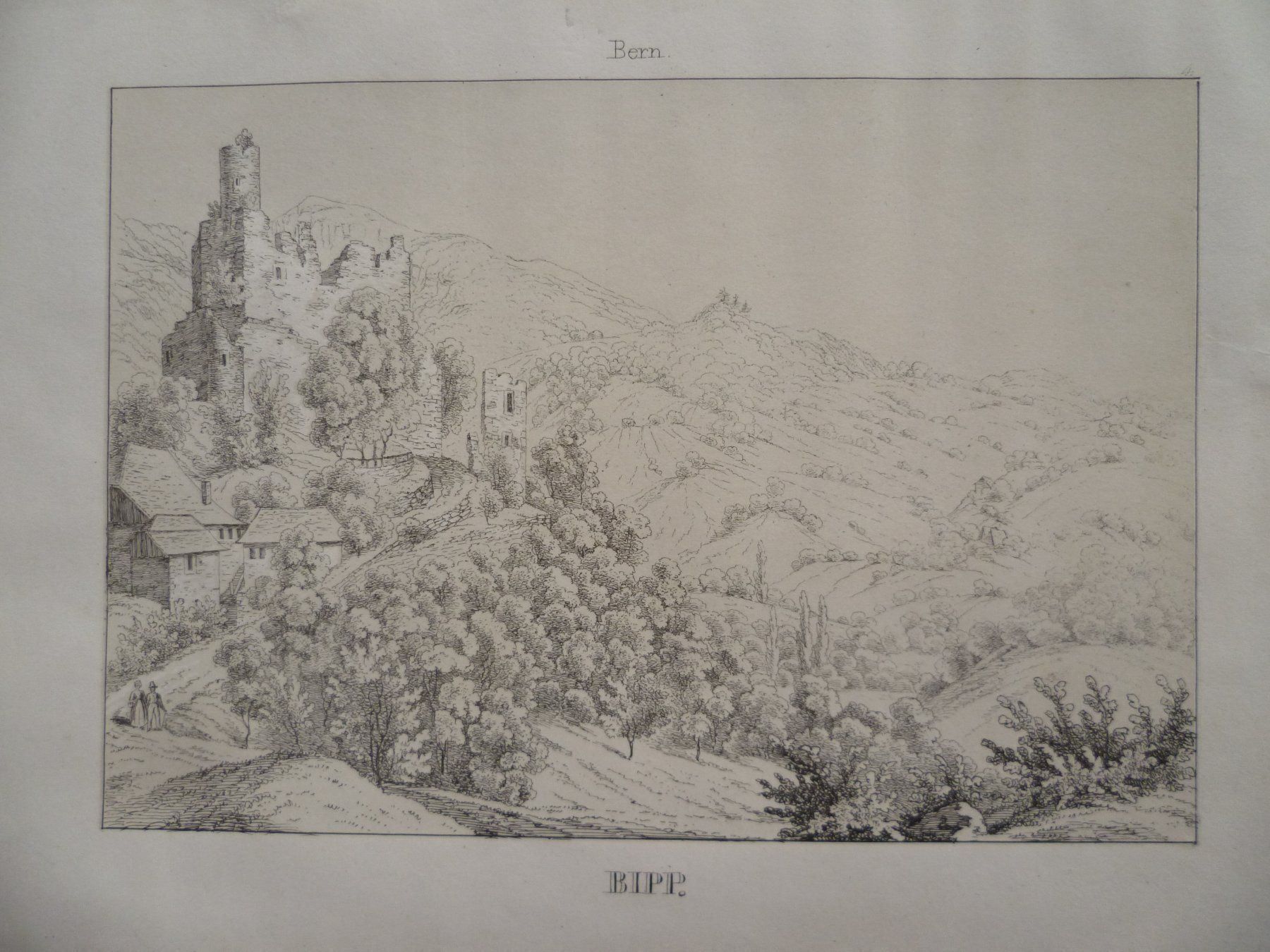 Grafiken & Lithographien: BIPP   BERN – Neu (gemäss Beschreibung) aus Bevaix von bohrap