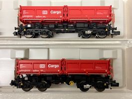 Fleischmann 86 8530 N= 4x Muldenkippwagen Fans - DB Cargo