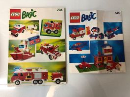 LEGO Basic 545 / 735 Anleitungen 1990