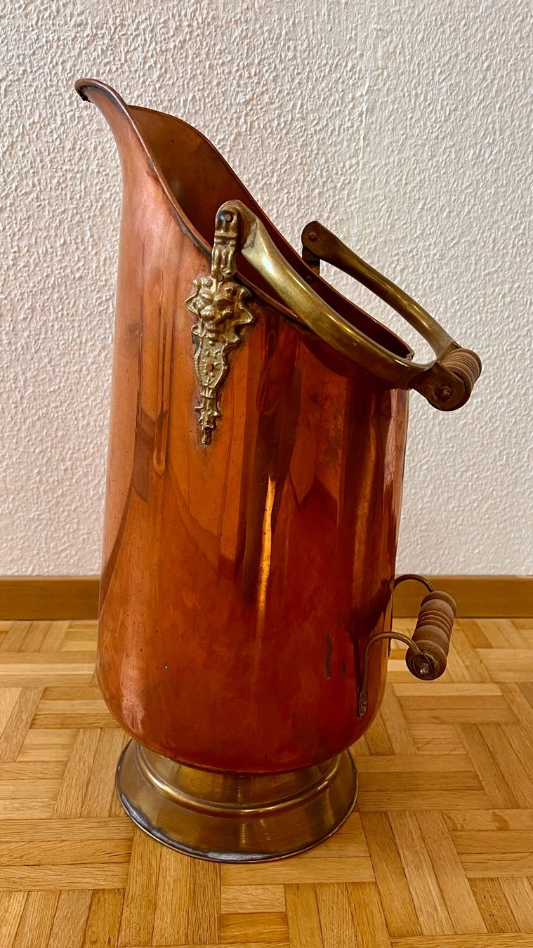 Alle Dekorationen: Antike Kohlenschütte Kupfer – Gebraucht aus Bülach von elm_2myc 1