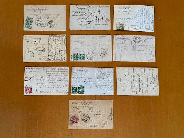 Cartoline postali: AK-PPC 10 Postkarten "Schweizer Seen" [108] – Usato da Zürich venduto da Bertronics 1