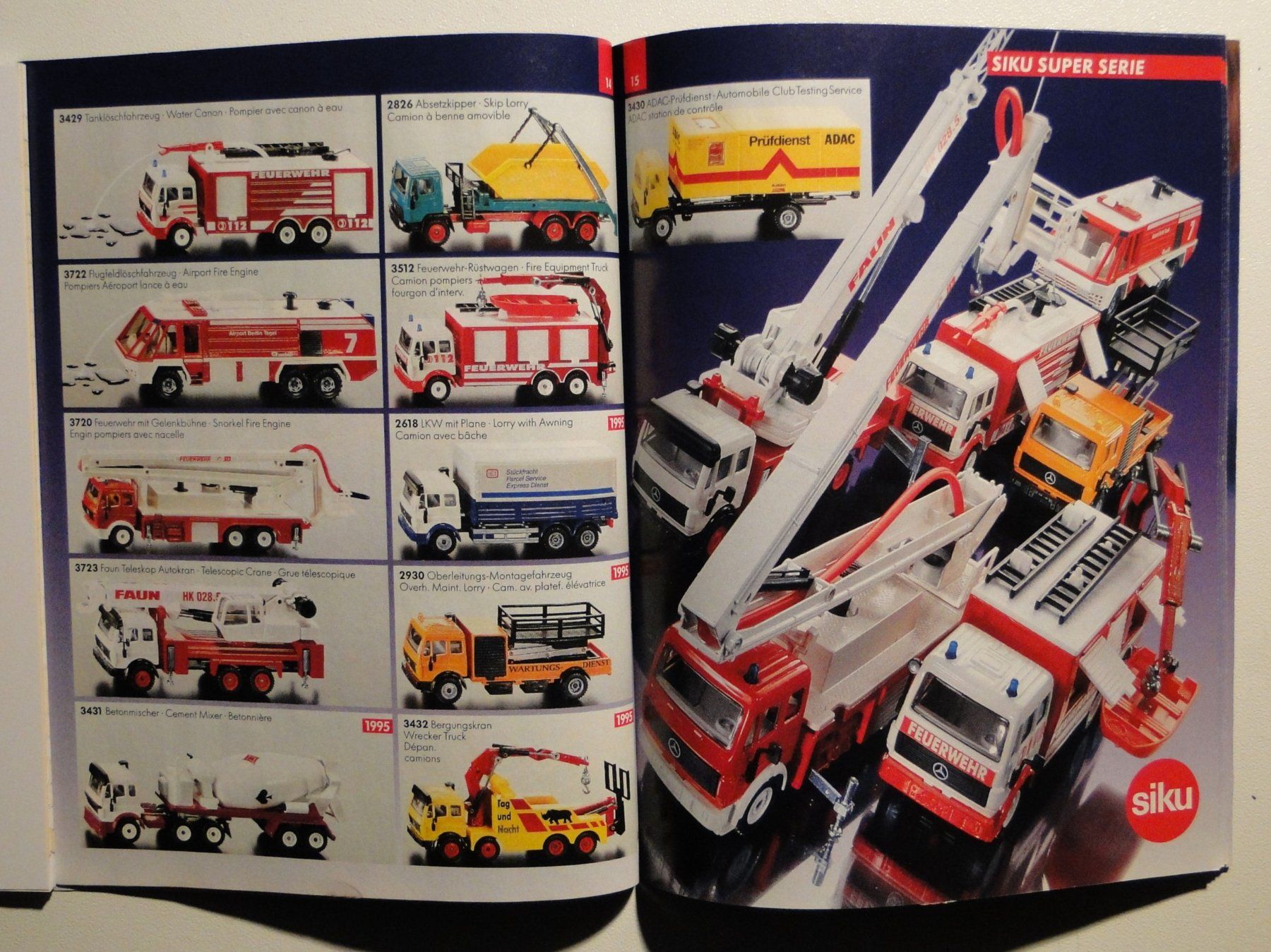Siku Modellautos: SIKU Katalog Modelle 1995/96 – Gebraucht aus Killwangen von cyrano56 3