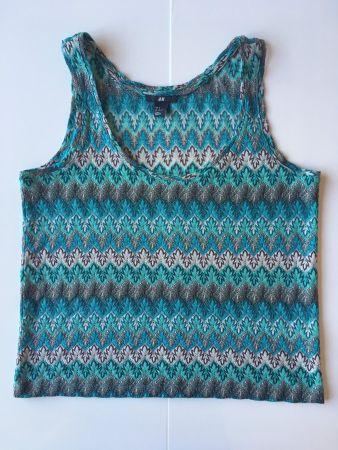 Débardeur bleu turquoise - taille S