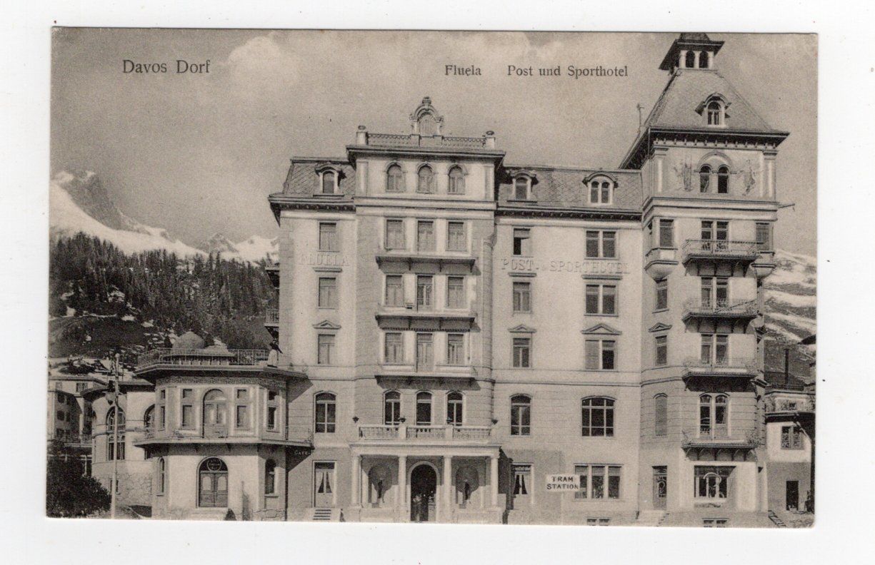 Cartoline postali: Davos Post – Usato da Rapperswil SG venduto da INTELVI