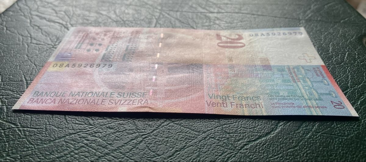 Banconote: 20-Franken-Note, Banknote der Schweiz, 2008 – Nuovo (secondo la descrizione) da Thörishaus venduto da luc_nsv9 2