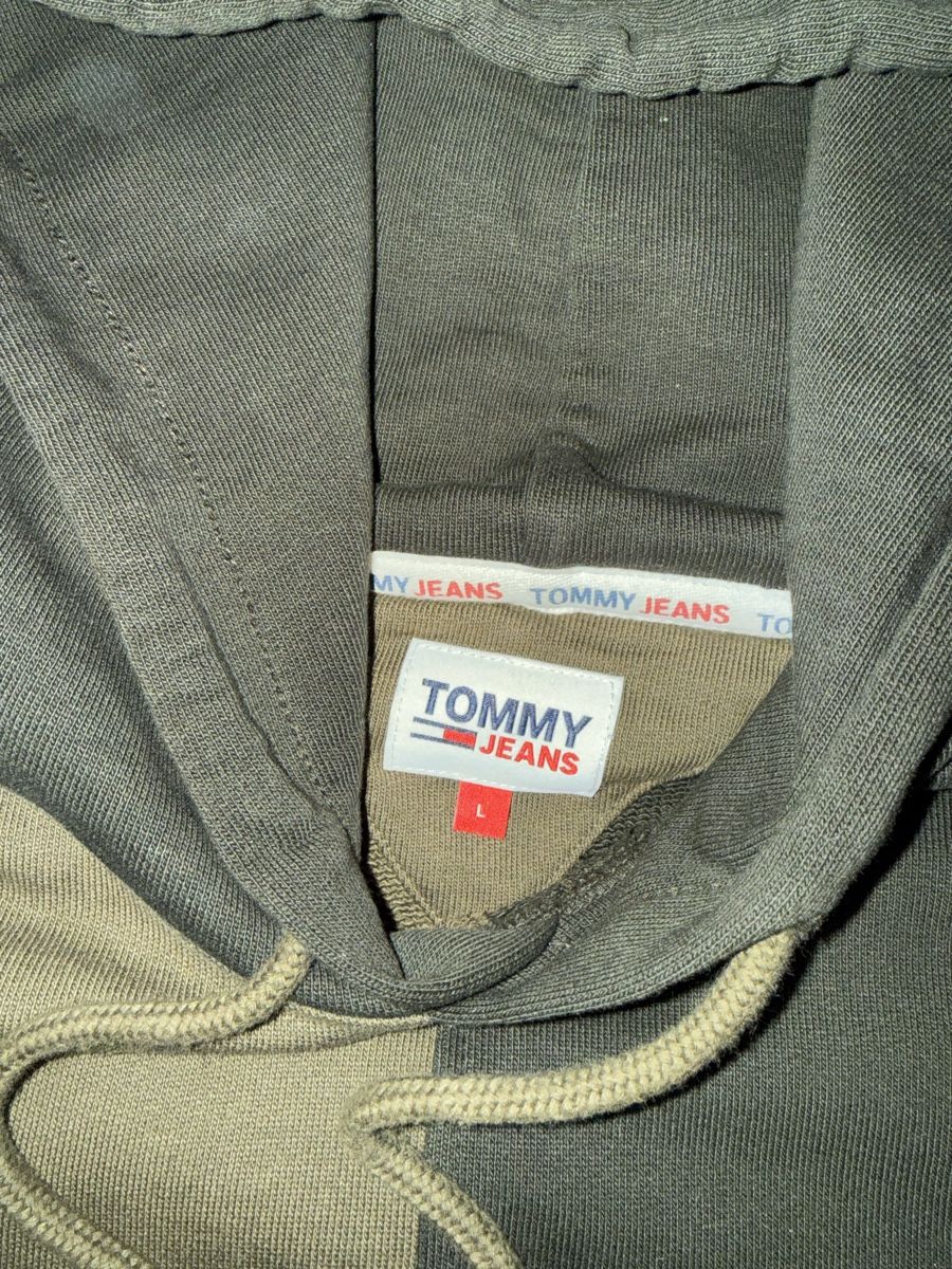 Tommy Hilfiger Maglioni & Felpe: Tommy Jeans Olive Green Block Colour – Nuovo (secondo la descrizione) da Surava venduto da Leticia2406 1