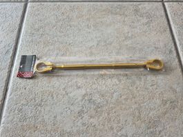 Puch/Piaggio Lenkerstrebe 22mm/28cm goldfarbig Neu