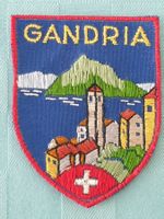 Vintage Badge Wappen GANDRIA ST. GALLER STICKEREI