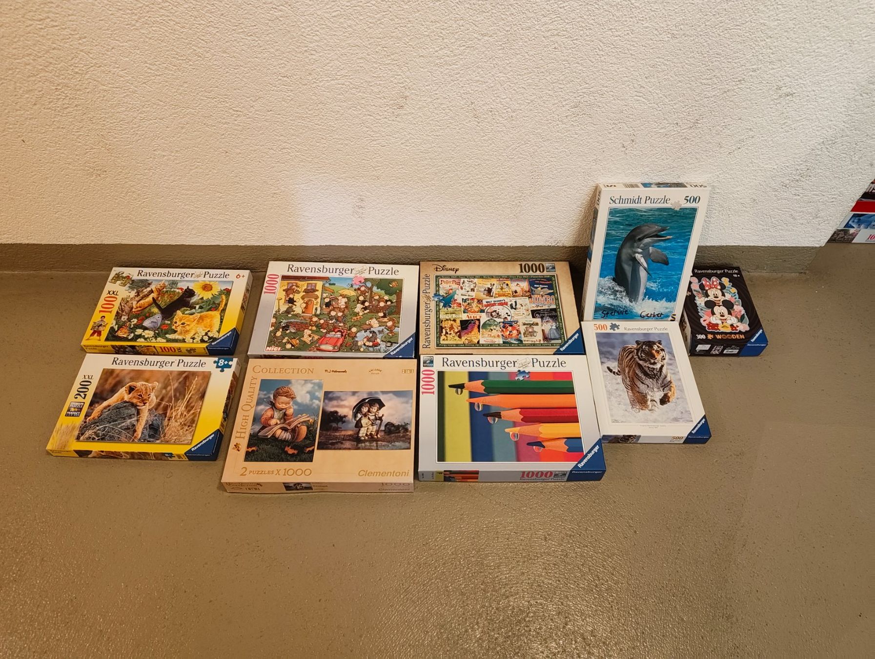Puzzles: Puzzle Sammlung und Puzzlematte – Gebraucht aus Langnau i. E. von Marger 1