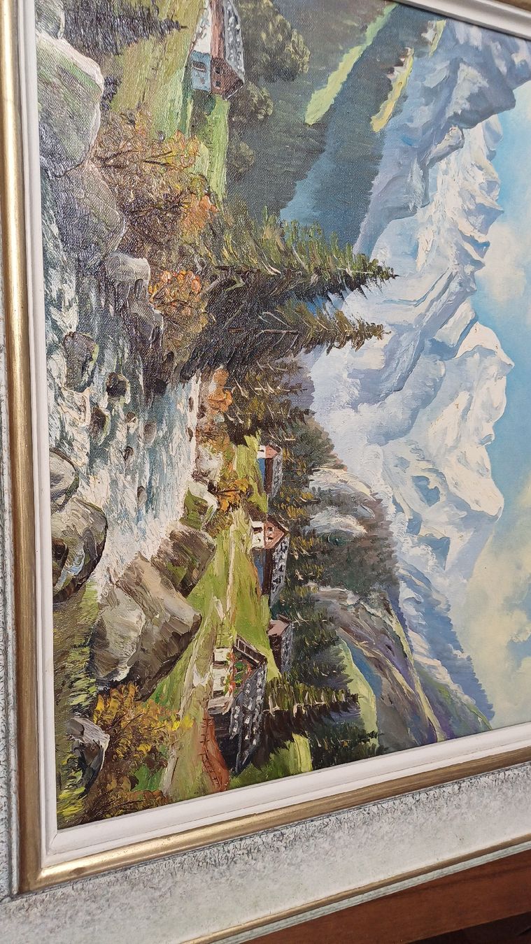 Dipinti: Schönes Oelbild Alois Gerig – Usato da Flawil venduto da Naphtali 5