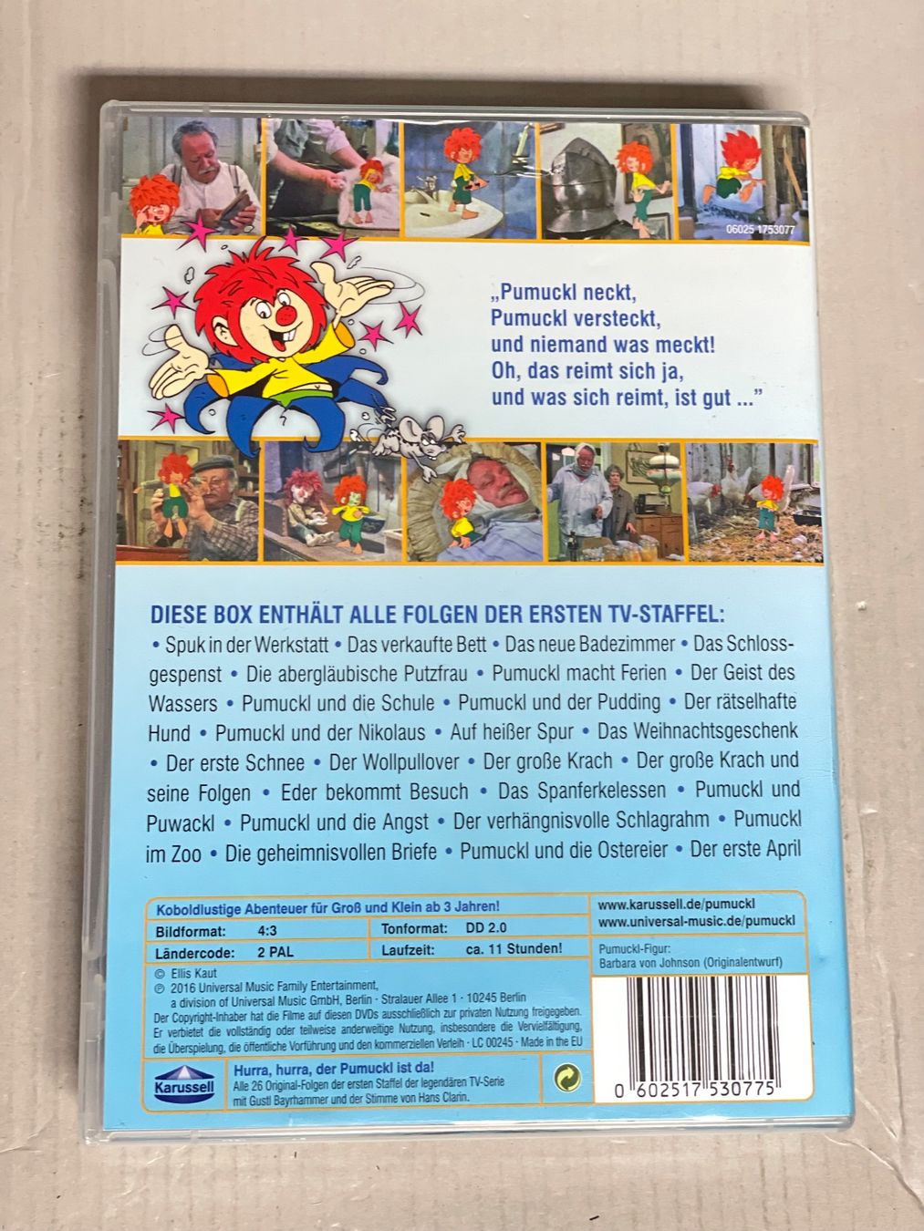 Tutti i DVDs: Pumuckl RAR – Usato da Muri b. Bern venduto da AdidasCollector 1