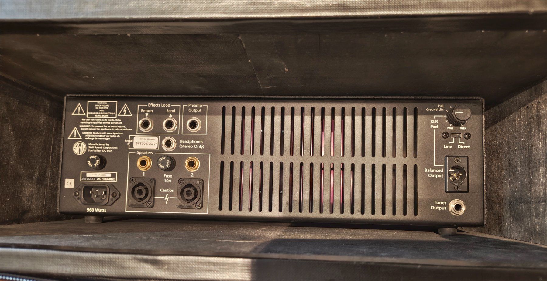Amplificatori: SWR 750 Professional – Difettoso da Tägerig venduto da Mangopilz 2