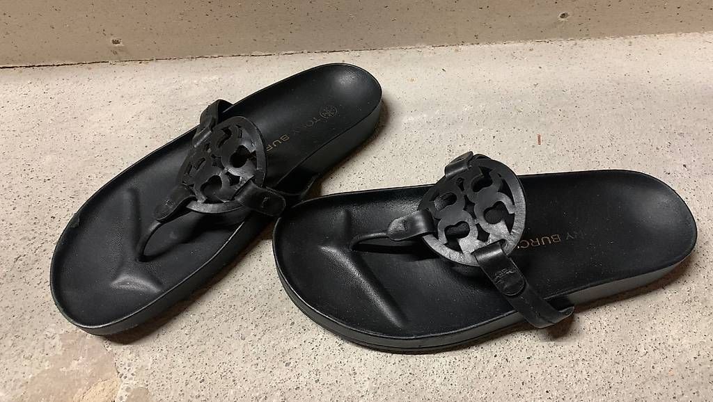 Damenschuhe: Tory Burch Ledersandalen / Gr. 38 – Gebraucht aus Bern von Nici2210 1