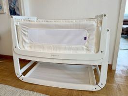 SnüzPod Beistellbett m. Naturmatratze+Zubehör –Top! NP:420.-