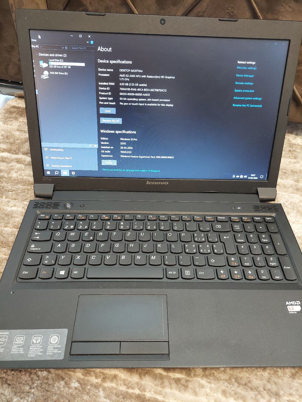 Lenovo Notebook: Lenovo B570e - Ordinateur portable 15.6" – Usato da Meyrin venduto da aki_1971 3