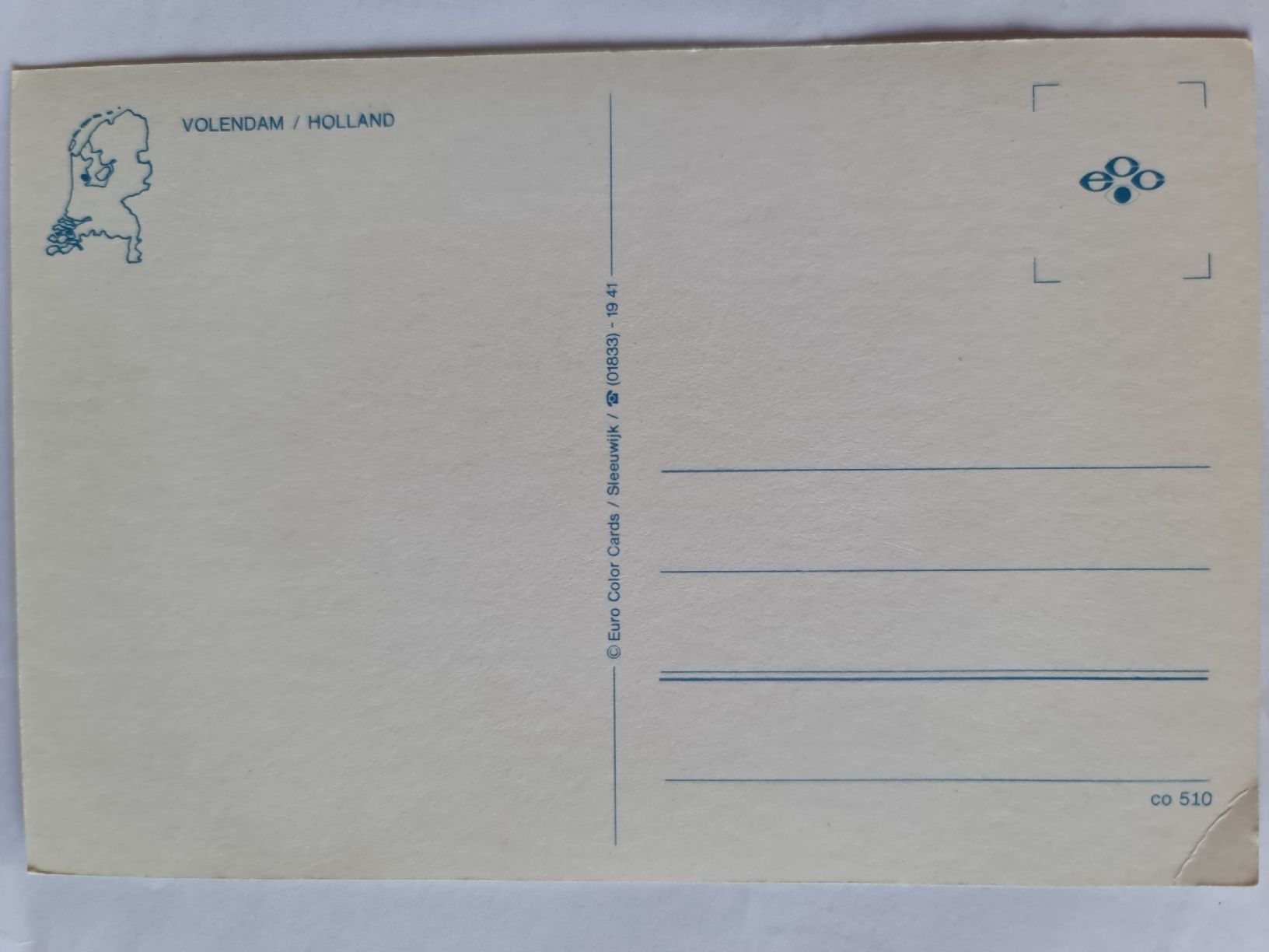 Cartoline postali: Ansichtskarte Volendam Niederlande 1048 – Usato da Dintikon venduto da Vexi 1