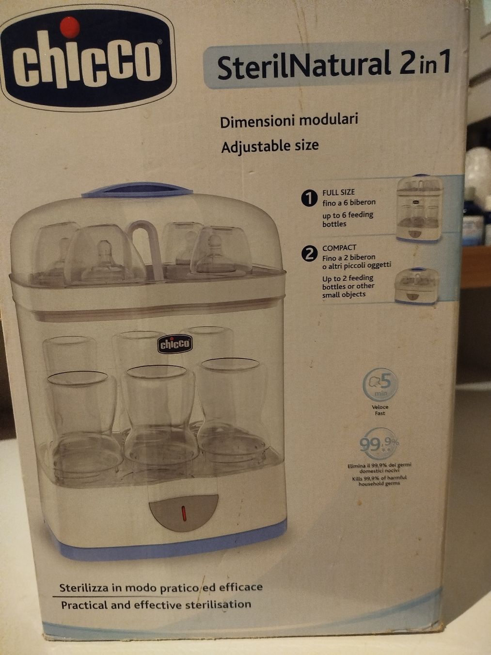 Chicco Pasti del neonato: Chicco SterilNatural 2 in1 – Usato da Greppen venduto da Ta_Nie88