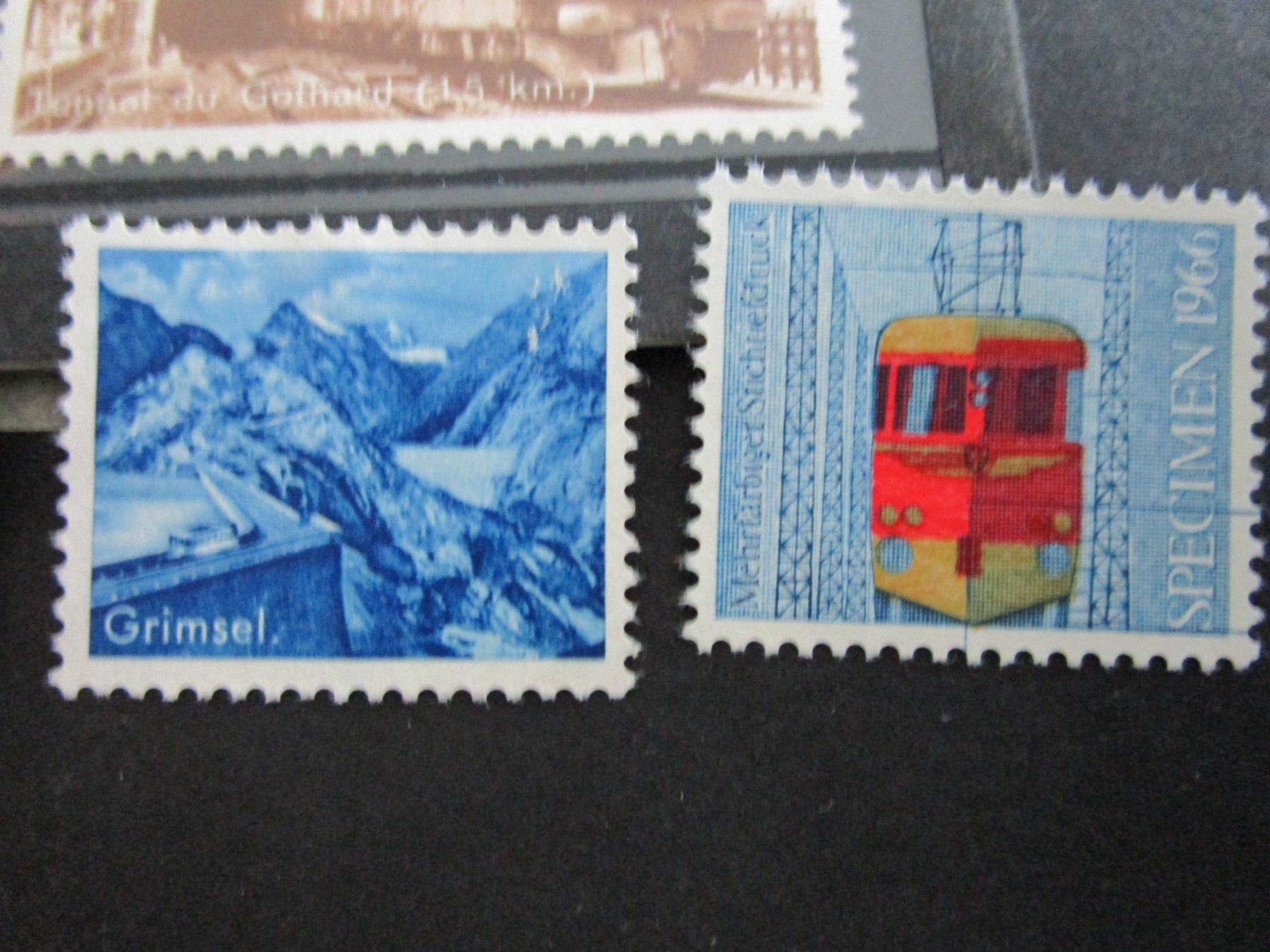 Alle Briefmarken: LOT Probedrucke – Gebraucht aus Rubigen von Menthe 1