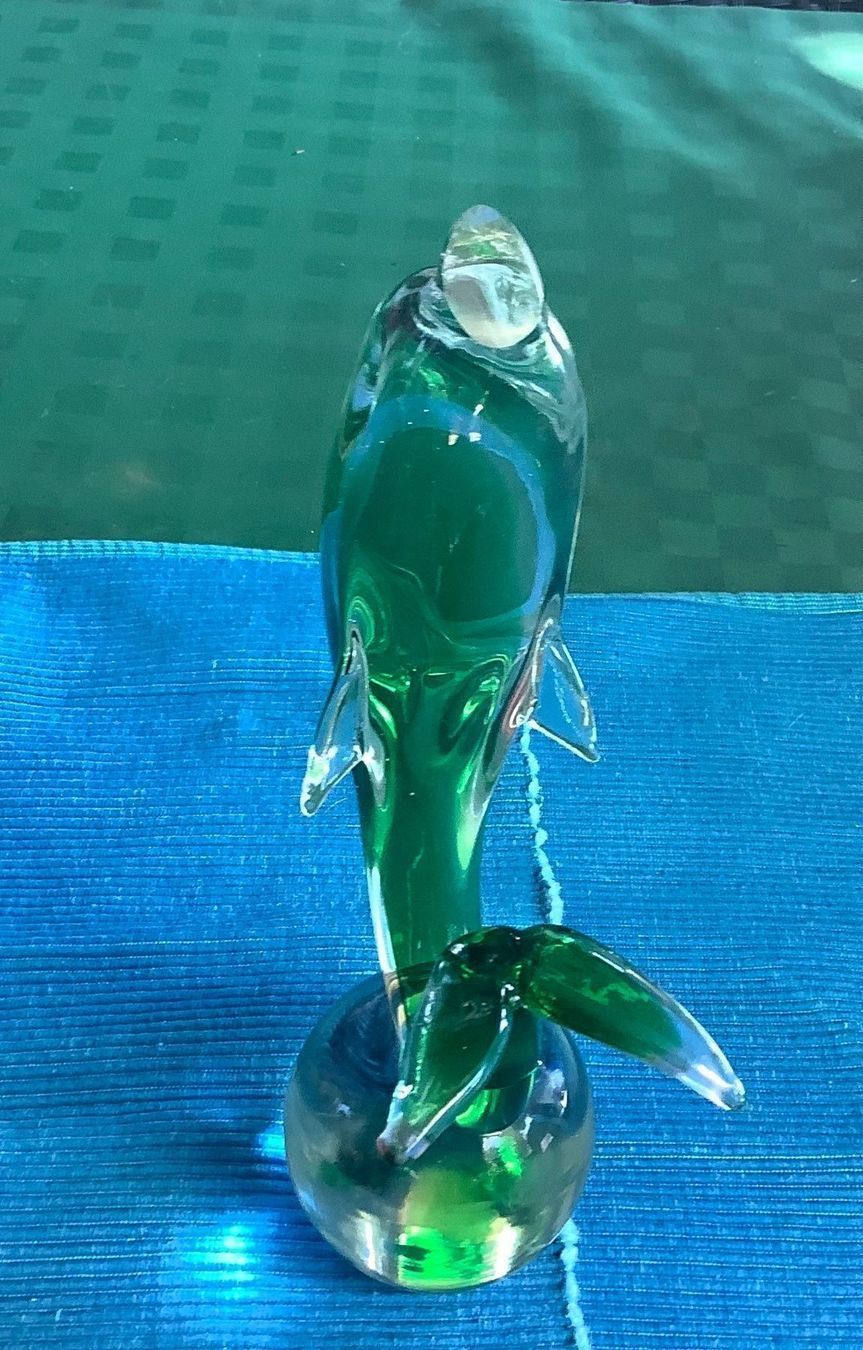 Murano Statuette: ALTER MURANO-GLAS DELPHIN – Usato da Adlikon b.Regensdorf venduto da Crystaldragon09 4