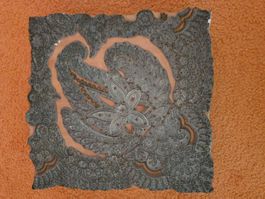Antikes Textil-Model Paisley Blumenegg Goldach