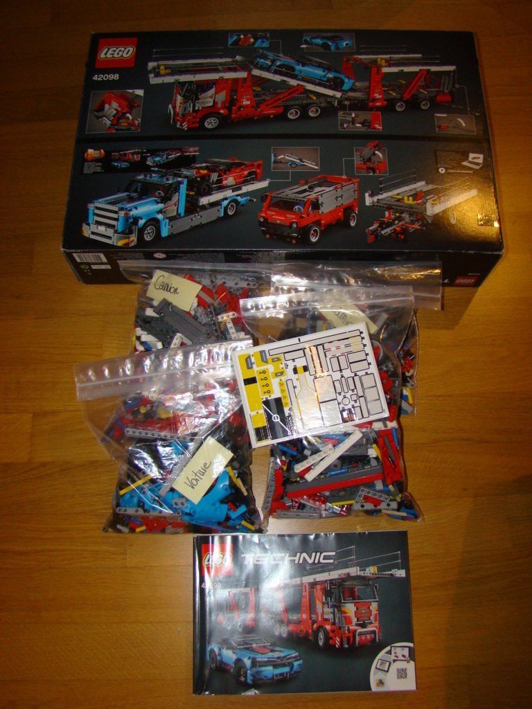 Lego Kit di costruzioni: Lego technic 42098, Transporteur de voitures – Nuovo (secondo la descrizione) da Lussery-Villars venduto da pousinete02 3