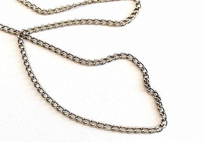 Colliers: Panzerkette 2mm silberfarbig – Neuf (Voir description) à Schlatt TG par kreativ-atelier