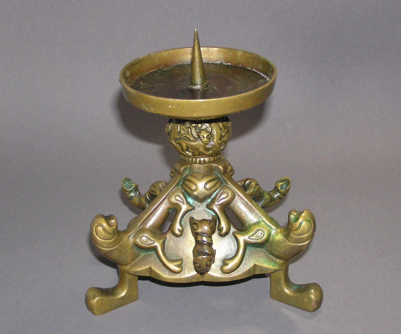 Bougeoirs: ALTER ASIATISCHER BRONZE KERZENSTÄNDER – D'occasion à Grenchen par Antique-hunter