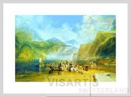 William Turner - Landing Place at Fluelen-Vierwaldstättersee
