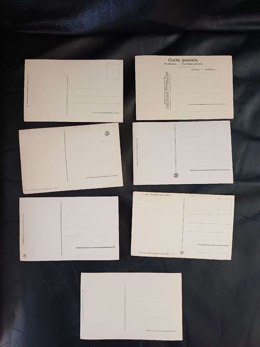 Cartoline postali: 7 Vintage Ansichtskarten aus der Luzern – Usato da Ebersecken venduto da Napf08 1