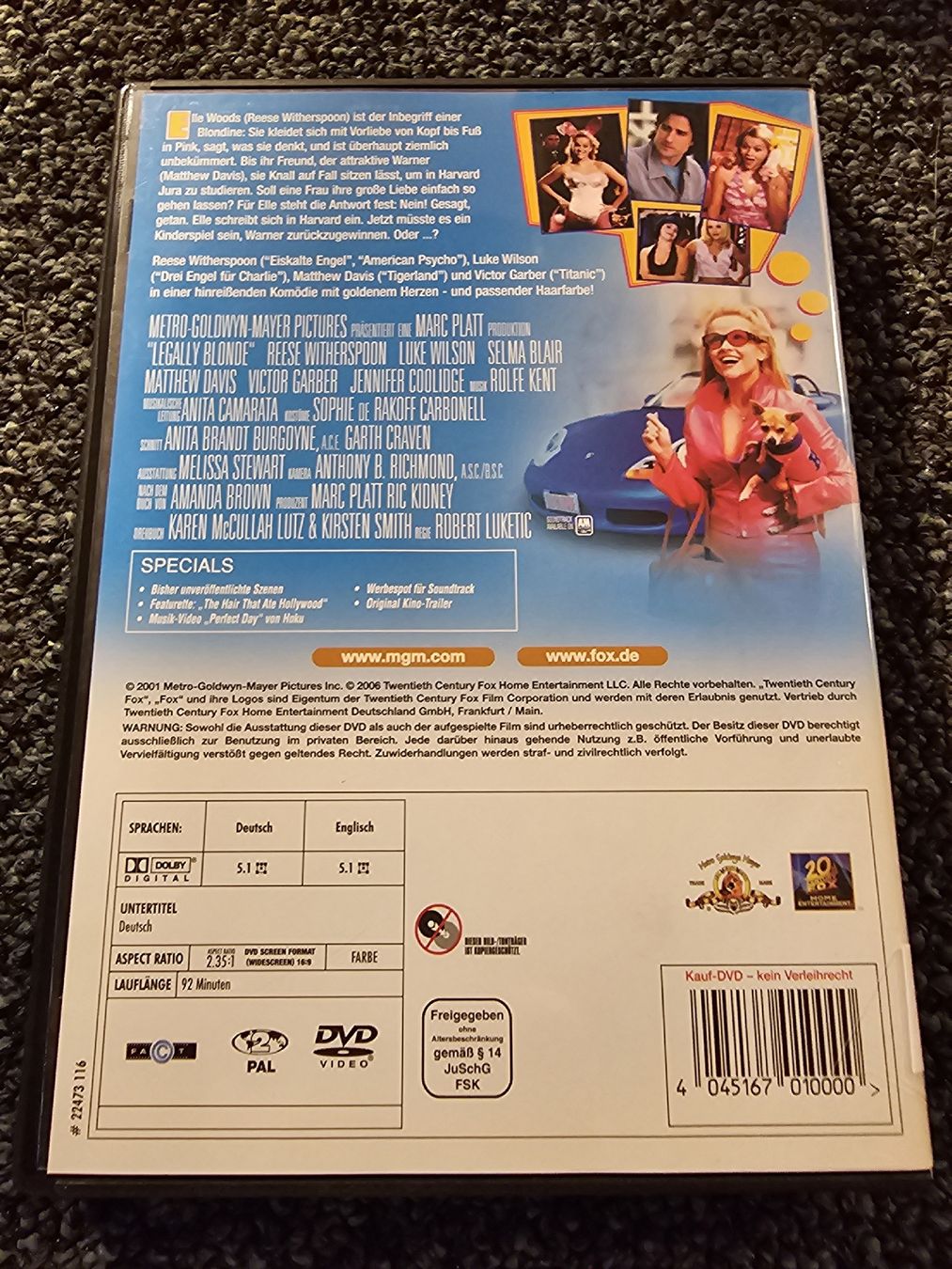 Tutti i DVDs: DVD Natürlich blond (21647) – Usato da Ruswil venduto da jan_bxl5 1
