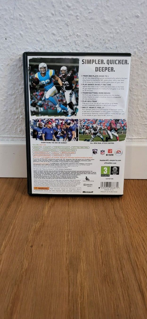 Microsoft Giochi: Xbox 360 - NFL Madden 11 – Usato da Münsingen venduto da DigitaleSpielecke 1