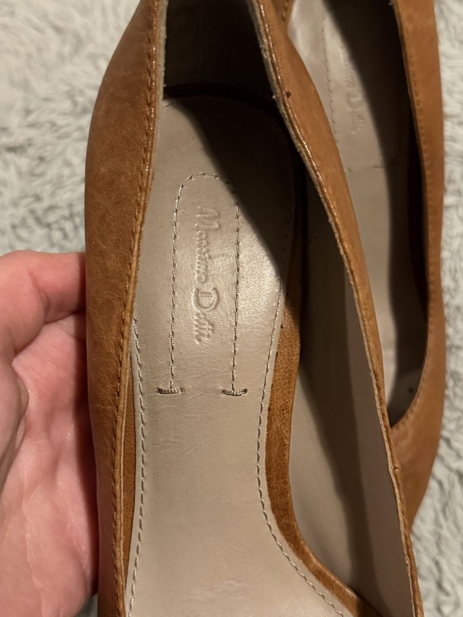 Massimo Dutti Scarpe da donna: Massimo Dutti Leather Heels, size 40 – Usato da Bursinel venduto da maya_78 1