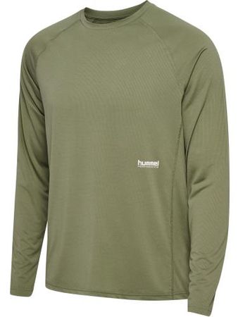 Hummel hmlPulse Workout T-Shirt L/S - deep lichen green (...