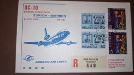 Swissair Zürich - Bahrein 04.11.1976