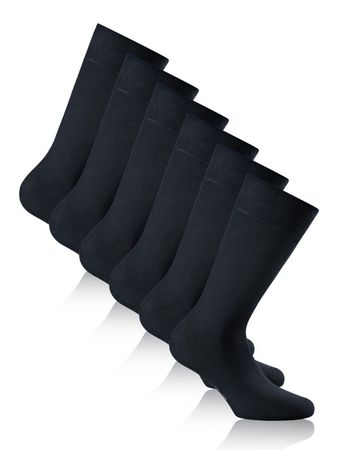 Rohner Socken Basic Cotton II 3er Pack  S (35-38) marine