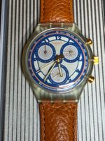 Getragene 1993 Vintage Swatch Chrono "HONEYTREE",SCN107,38mm