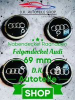 Audi Nabendeckel Radnaben Nabenkappen Felgendeckel 69 mm Neu