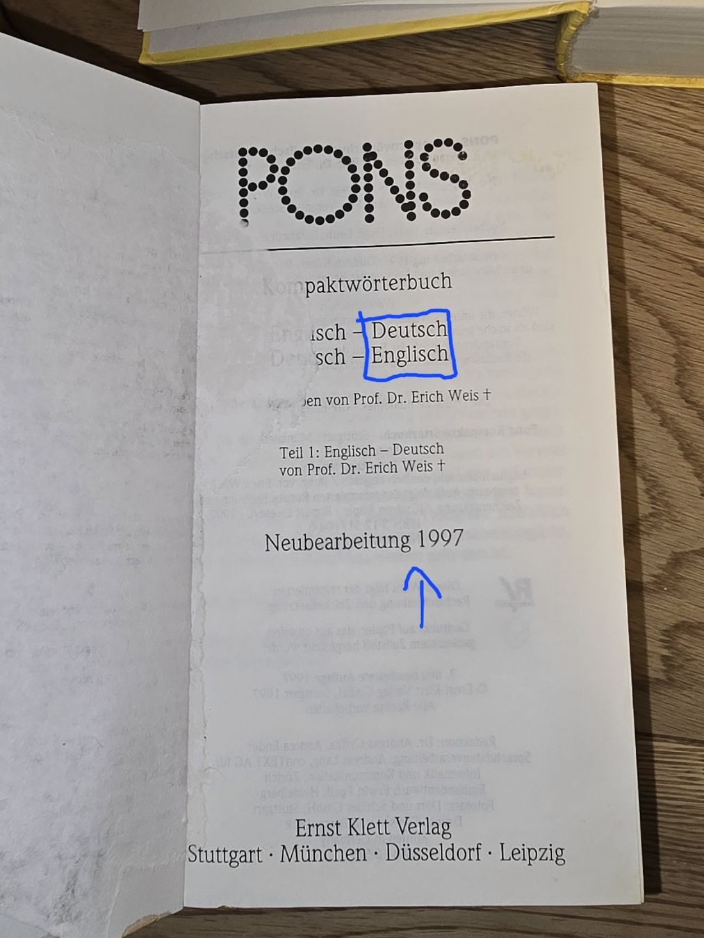 Livres: 1 Duden und 2 Pons  – D'occasion à Mettmenstetten par humoer 2