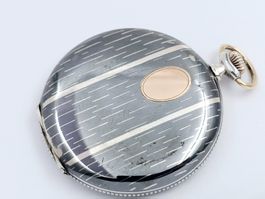 Astoria Savonette Taschenuhr 800 Tula Silber