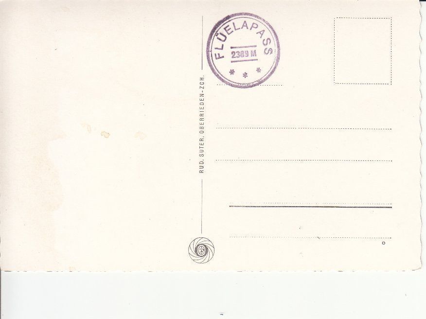 Cartoline postali: Flüela - Hospiz ca. 1950 – Usato da Bürglen TG venduto da StampGraf 1